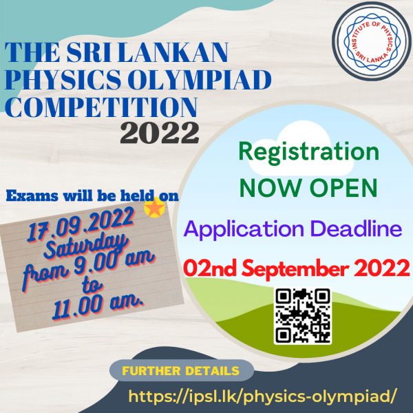 Physics Olympiad 2022 Institute of Physics Sri Lanka